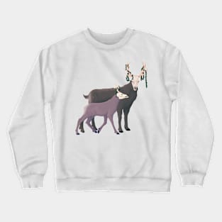 Skull Deer (Ghost Ver.) Crewneck Sweatshirt